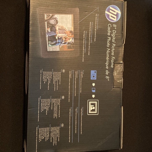 HP Digital Photo Frame 8inch Black - Picture 4 of 4